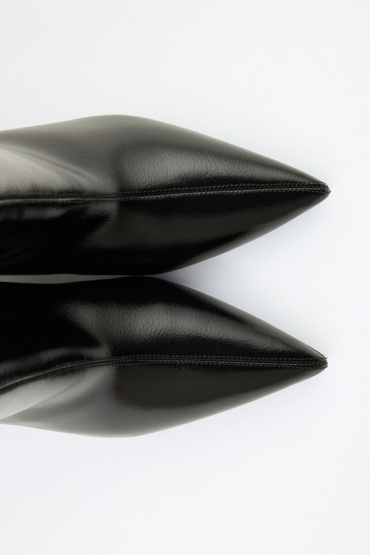 Florence Leather Ankle Boots - Black