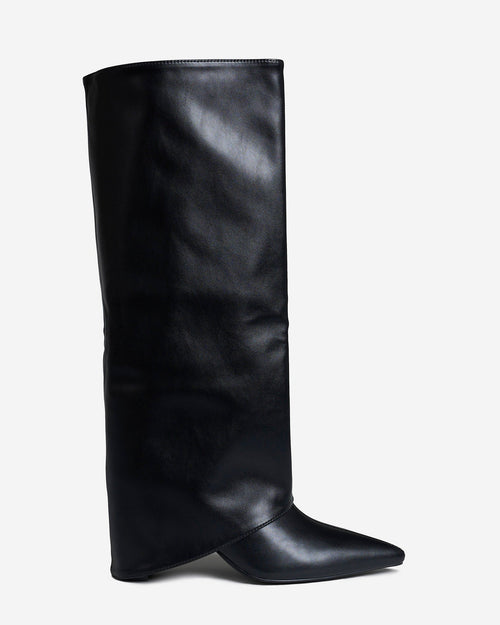 Rowan Convertible Knee & Ankle Boots - Black