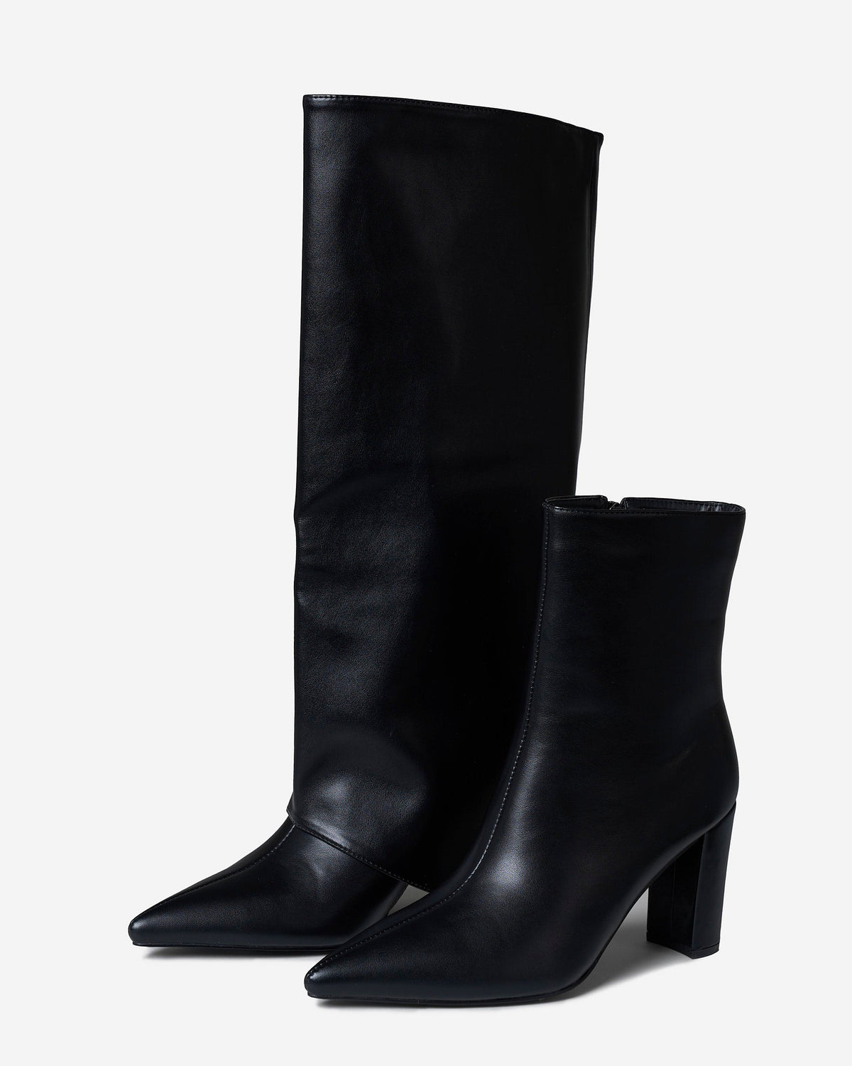Rowan Convertible Knee & Ankle Boots - Black